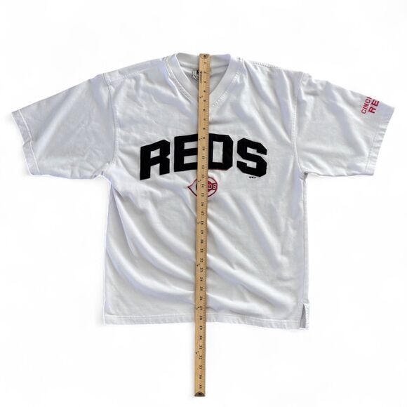 Vintage Cincinnati Reds Lee Sport Baseball Shirt Jersey Embroidered Mens Large - Picture 5 of 7